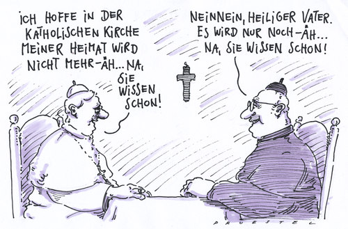 Abb. 2: Papst bleibt auf dem Laufenden!